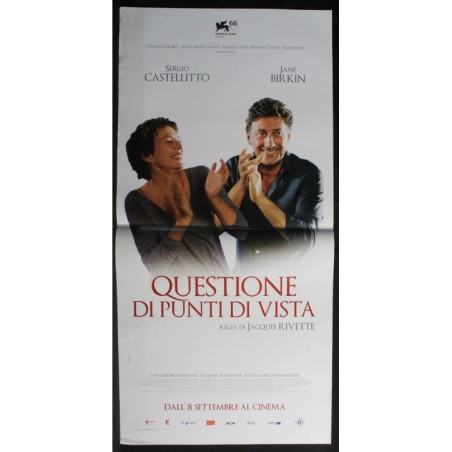 QUESTIONE DI PUNTI DI VISTA - Rivette - Castellitto, Birkin -LOCANDINA ORIG 2009
