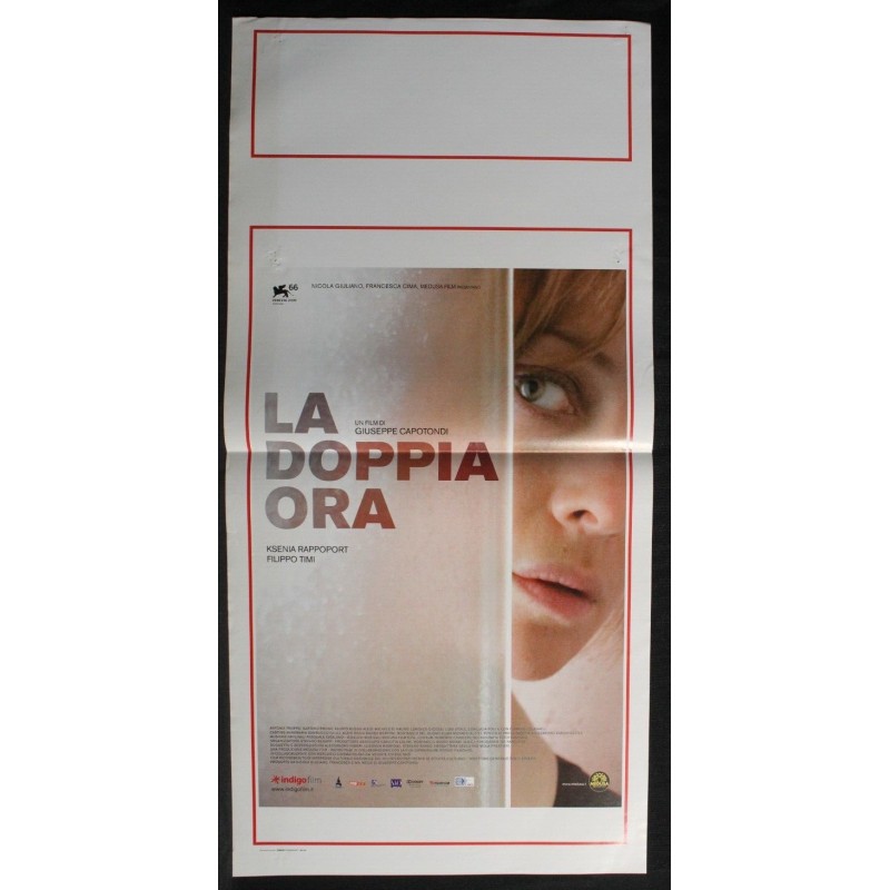 LA DOPPIA ORA - Capotondi - Rappoport, Timi - LOCANDINA ORIGINALE 2009