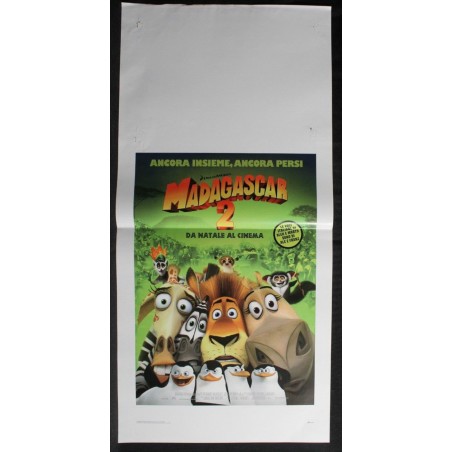 MADAGASCAR 2 - McGrath - Stiller, Rock - LOCANDINA ORIGINALE 2008
