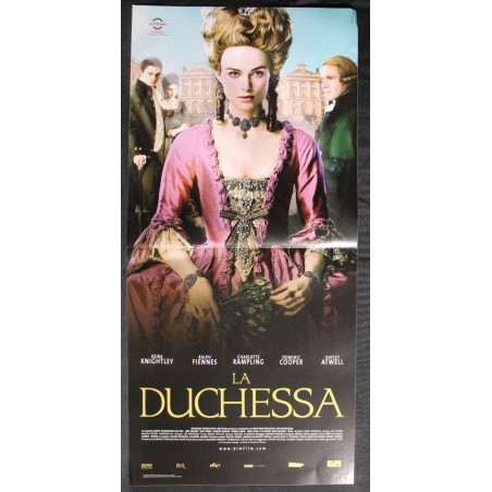 LA DUCHESSA - Dibb - Fiennes, Knightley - LOCANDINA ORIGINALE 2008