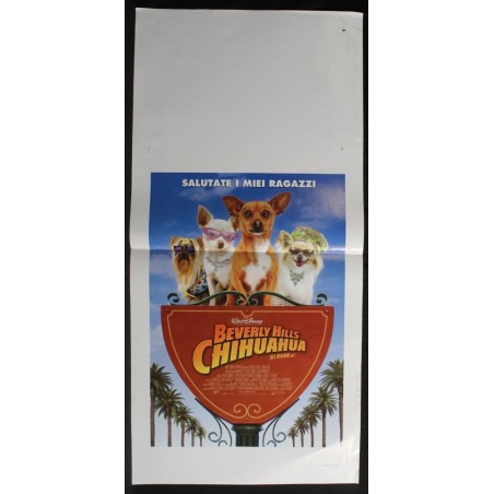 BEVERLY HILLS CHIHUAHUA - Gosnell - Cardona, Perabo - LOCANDINA ORIGINALE 2008