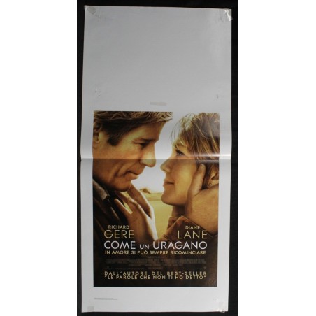 COME UN URAGANO - Wolfe - Lane, Gere - LOCANDINA ORIGINALE 2008