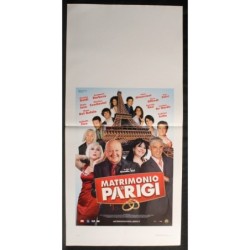 MATRIMONIO A PARIGI - Risi - Barbera, Boldi - LOCANDINA ORIGINALE 2011