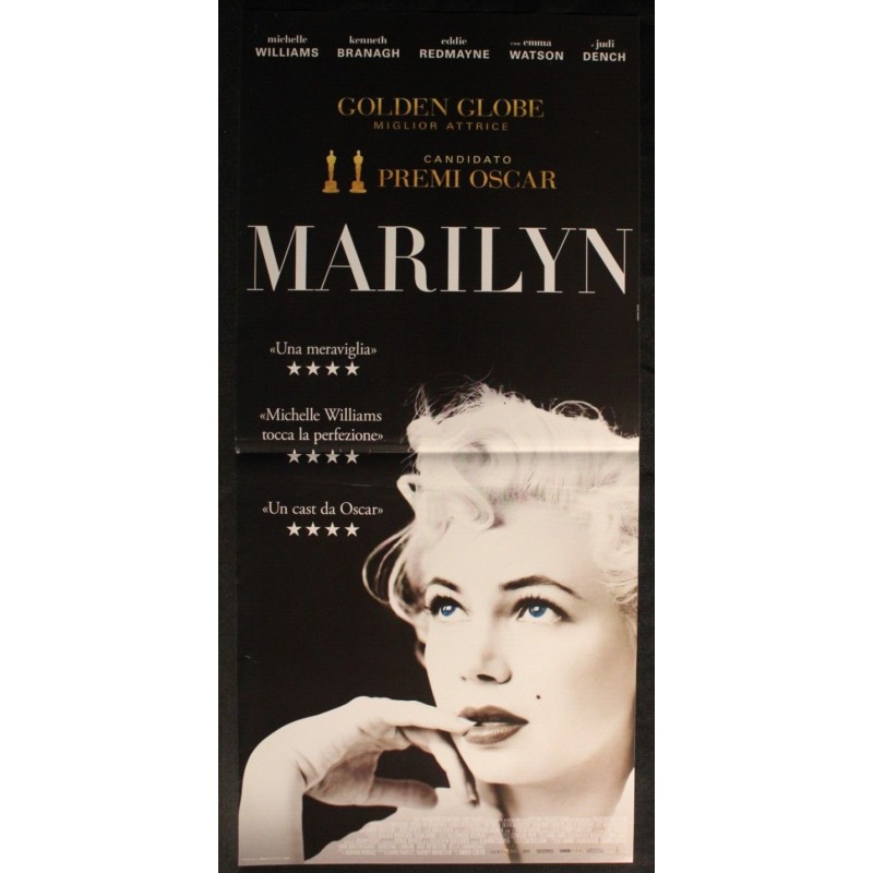MARILYN - Curtis - Redmayne, Williams - LOCANDINA ORIGINALE 2011