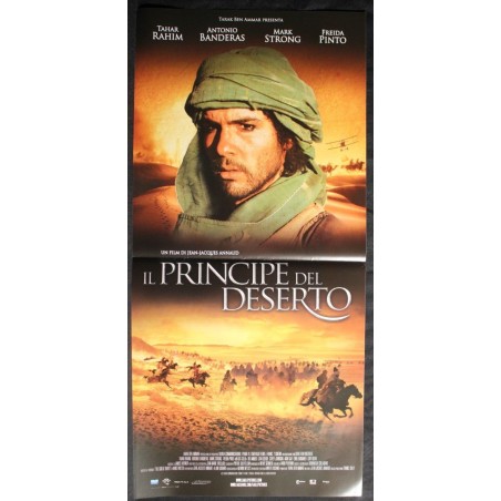 IL PRINCIPE DEL DESERTO - Annaud - Banderas, Rahim - LOCANDINA ORIGINALE 2011