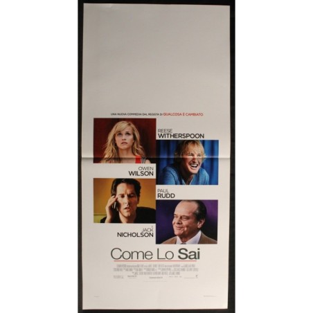 COME LO SAI - Brooks - Rudd, Witherspoon - LOCANDINA ORIGINALE 2010