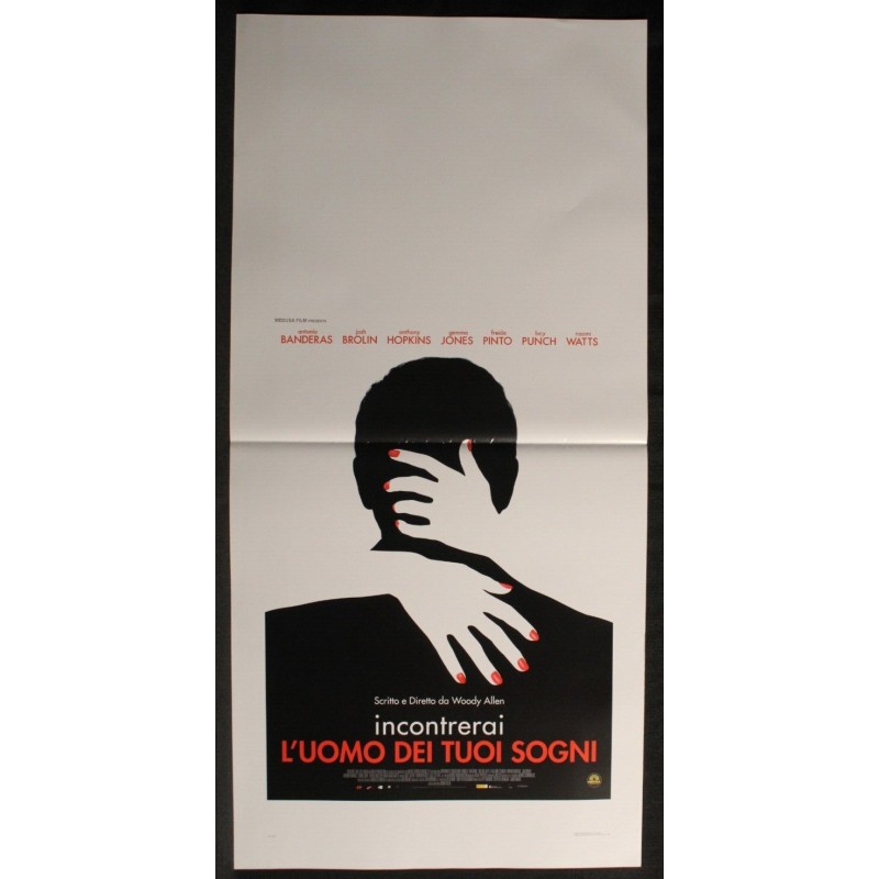 INCONTRERAI L'UOMO DEI SOGNI - Allen - Brolin, Banderas-LOCANDINA ORIGINALE 2010