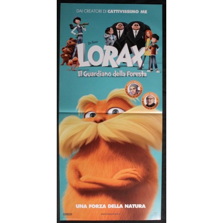 LORAX - Renaud - Helms, DeVito - LOCANDINA ORIGINALE 2012