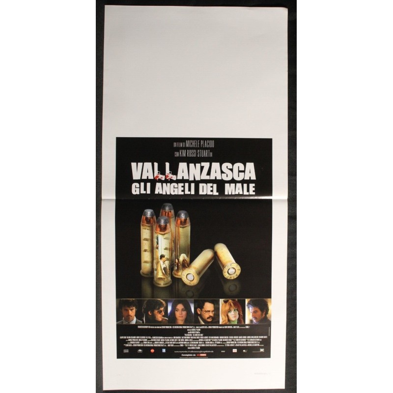 VALLANZASCA GLI ANGELI DEL MALE - Placido - Timi, Stuar-LOCANDINA ORIGINALE 2010