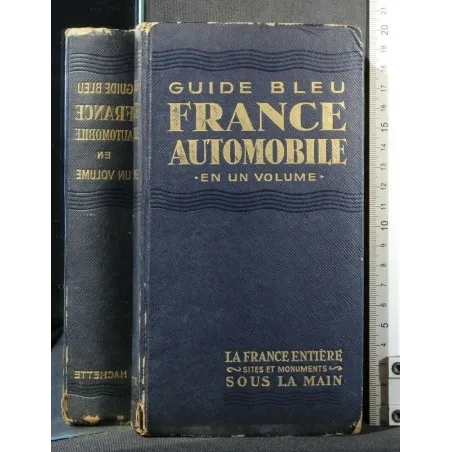 GUIDE BLEU FRANCE AUTOMOBILE EN UN VOLUME