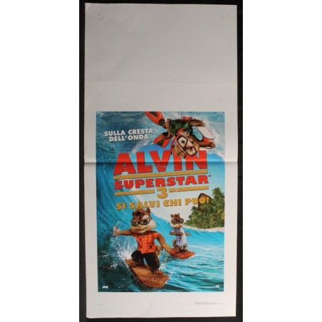 ALVIN SUPERSTAR 3 - Mitchell - Cross, Lee - LOCANDINA ORIGINALE 2011