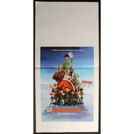 IL FIGLIO DI BABBO NATALE - Smith - Laurie, McAvoy - LOCANDINA ORIGINALE 2011