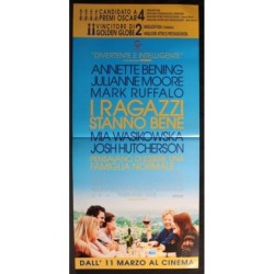I RAGAZZI STANNO BENE- Cholodenko - Bening, Moore - LOCANDINA ORIGINALE 2010