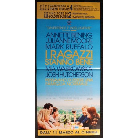 I RAGAZZI STANNO BENE- Cholodenko - Bening, Moore - LOCANDINA ORIGINALE 2010