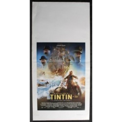 LE AVVENTURE DI TINTIN - Spielberg - Serkis, Bell - LOCANDINA ORIGINALE 2011