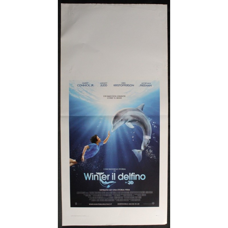 L'INCREDIBILE STORIA DI WINTER IL DELFINO -Smith-Gamble,Judd-LOCANDINA ORIG 2011