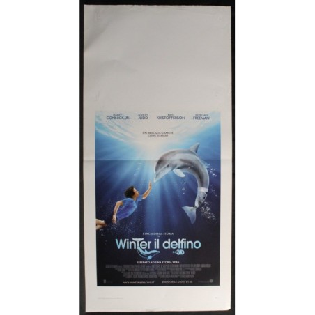 L'INCREDIBILE STORIA DI WINTER IL DELFINO -Smith-Gamble,Judd-LOCANDINA ORIG 2011