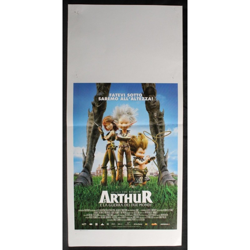 ARTHUR E LA GUERRA DEI DUE MONDI - Besson - Martello, Meli - LOCANDINA ORIG 2010
