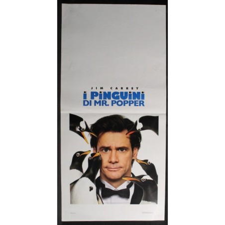 I PINGUINI DI MR POPPER -Waters - Gregg, Carrey - LOCANDINA ORIGINALE 2011