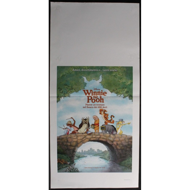 WINNIE THE POOH - Anderson, Hall - Kenny, Cummings - LOCANDINA ORIGINALE 2011
