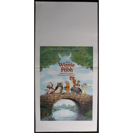 WINNIE THE POOH - Anderson, Hall - Kenny, Cummings - LOCANDINA ORIGINALE 2011