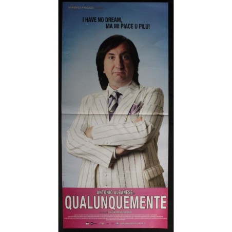 QUALUNQUEMENTE - Manfredonia - Indovina, Albanese - LOCANDINA ORIGINALE 2011