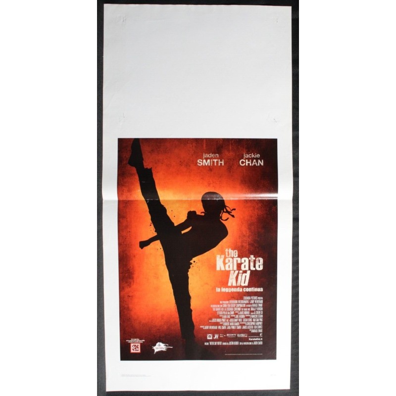 THE KARATE KID - Zwart - Chan, Smith - LOCANDINA ORIGINALE 2010