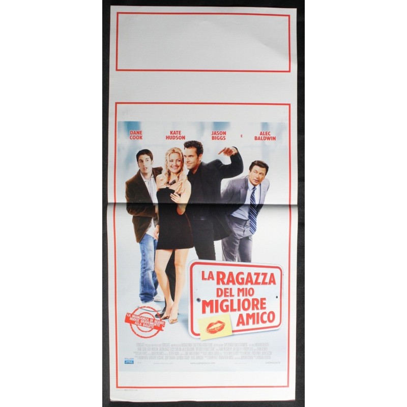 LA RAGAZZA DEL MIO MIGLIORE AMICO - Deutch -Hudson,Cook-LOCANDINA ORIGINALE 2008