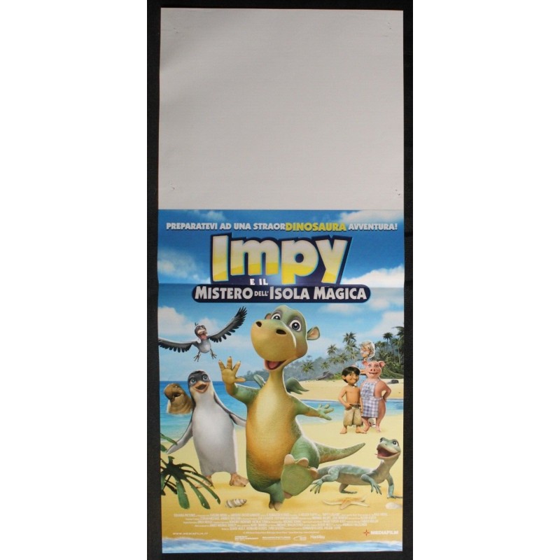 IMPY E IL MISTERO DELL'ISOLA MAGICA -Klooss-Clerici, Mottola-LOCANDINA ORIG 2006