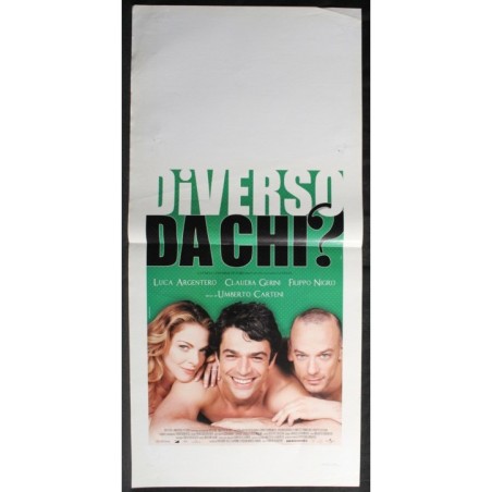 DIVERSO DA CHI? - Carteni - Gerini, Argentero - LOCANDINA ORIGINALE 2009
