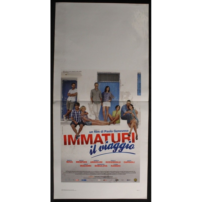 IMMATURI IL VIAGGIO - Genovese - Memphis, Bova - LOCANDINA ORIGINALE 2012