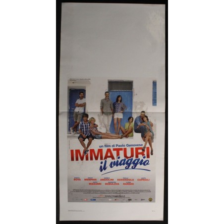 IMMATURI IL VIAGGIO - Genovese - Memphis, Bova - LOCANDINA ORIGINALE 2012