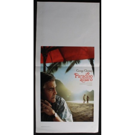 PARADISO AMARO - Payne - Woodley, Clooney - LOCANDINA ORIGINALE 2011