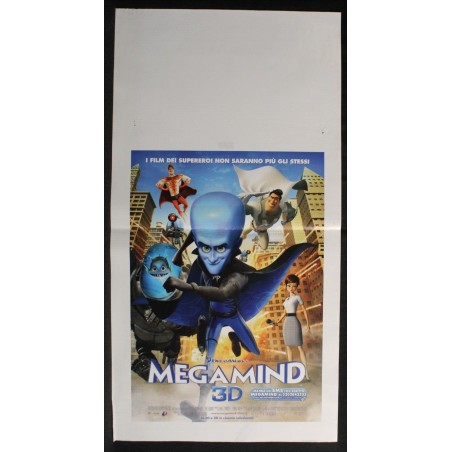 MEGAMIND - McGrath - Cross, Ferrell - LOCANDINA ORIGINALE 2010