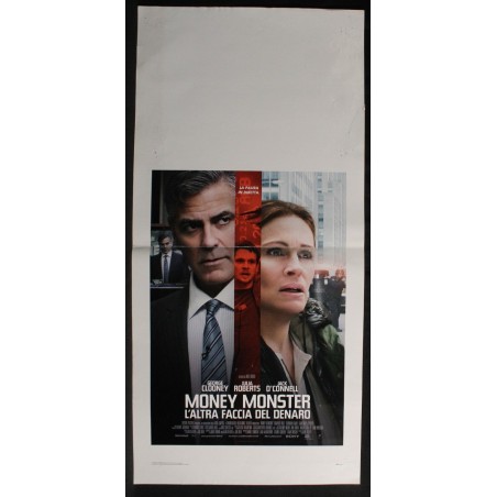 MONEY MONSTER - Foster - Roberts, Clooney - LOCANDINA ORIGINALE 2016