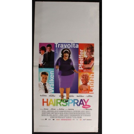 HAIRSPRAY - Shankman - Travolta, Blonsky - LOCANDINA ORIGINALE 2007