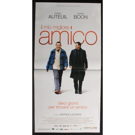 IL MIO MIGLIORE AMICO - Leconte - Auteuil, Boon - LOCANDINA ORIGINALE 2006