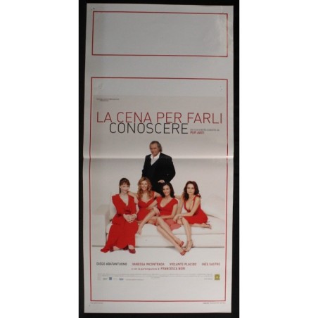 LA CENA PER FARLI CONOSCERE - Avati - Incontrada,Abatantuo - LOCANDINA ORIG 2006