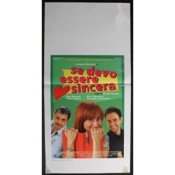 SE DEVO ESSERE SINCERA - Ferrario - Abbrescia, Littizze-LOCANDINA ORIGINALE 2004