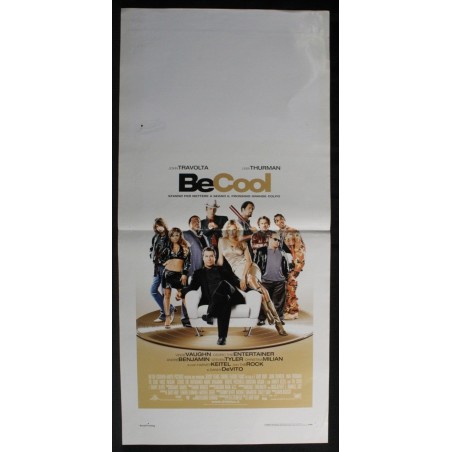 BE COOL - Gray - Thurman, Travolta - LOCANDINA ORIGINALE 2005