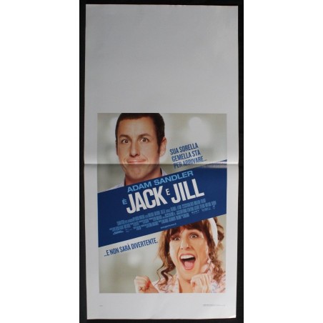 JACK E JILL - Dugan - Holmes, Sandler - LOCANDINA ORIGINALE 2011