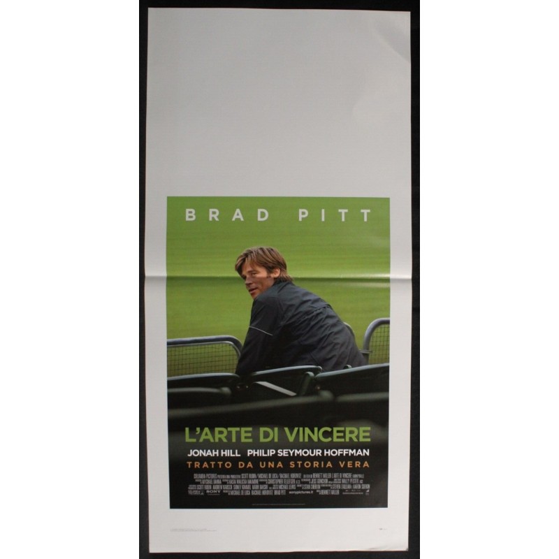 L'ARTE DI VINCERE - Miller - Hill, Pitt - LOCANDINA ORIGINALE 2011