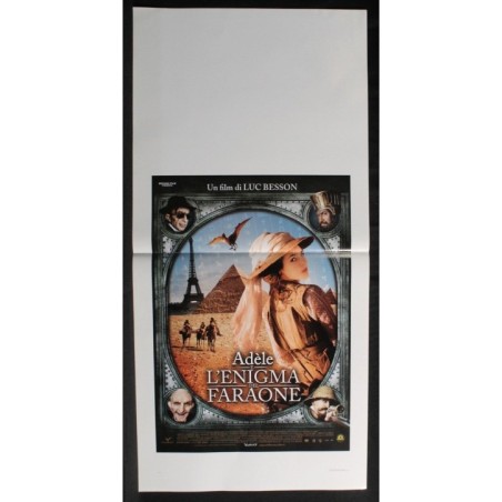 ADELE E L'ENIGMA FARAONE - Besson - Amalric, Bourgoin - LOCANDINA ORIGINALE 2010