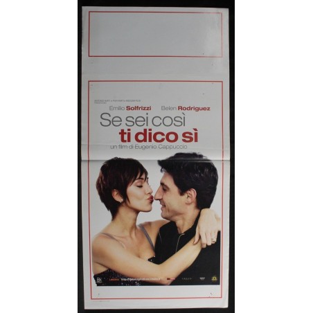 SE SEI COSI TI DICO SI - Cappuccio - Rodríguez, Solfrizzi - LOCANDINA ORIG 2011