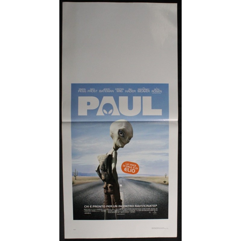 PAUL - Mottola - Frost, Pegg - LOCANDINA ORIG 2011