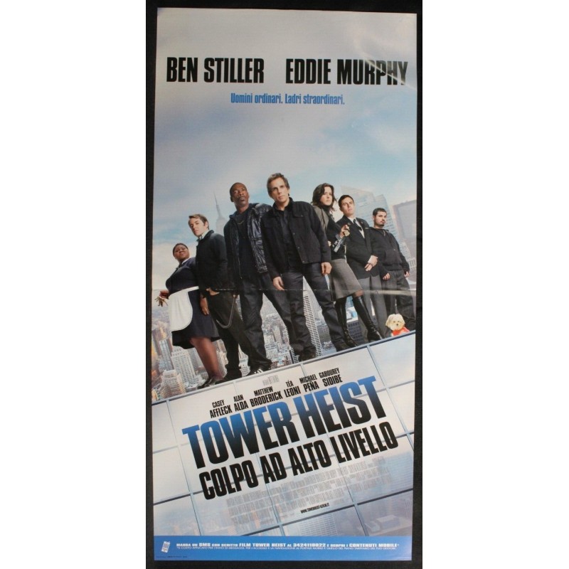 TOWER HEIST COLPO AD ALTO LIVELLO - Ratner - Murphy, Stiller-LOCANDINA ORIG 2011