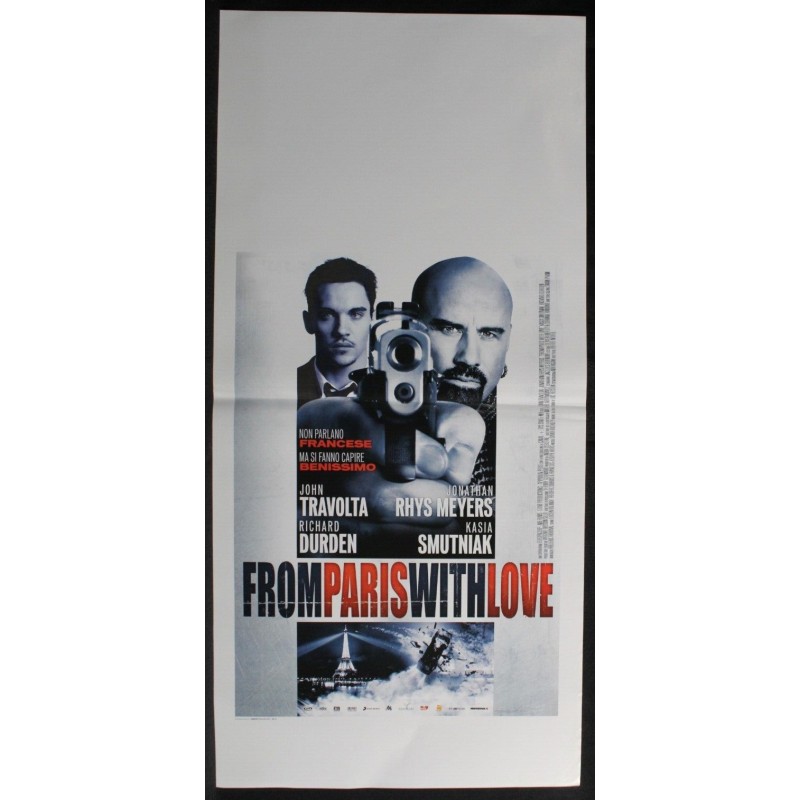FROM PARIS WITH LOVE - Morel - Meyers, Travolta - LOCANDINA ORIGINALE 2010