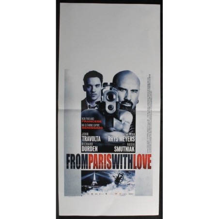 FROM PARIS WITH LOVE - Morel - Meyers, Travolta - LOCANDINA ORIGINALE 2010