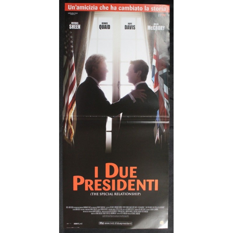I DUE PRESIDENTI - Loncraine - Maggi, Acerbo - LOCANDINA ORIGINALE 2010
