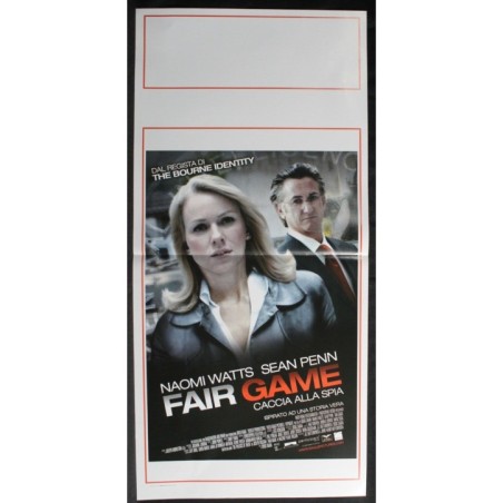 FAIR GAME - Liman - Penn, Watts - LOCANDINA ORIGINALE 2010